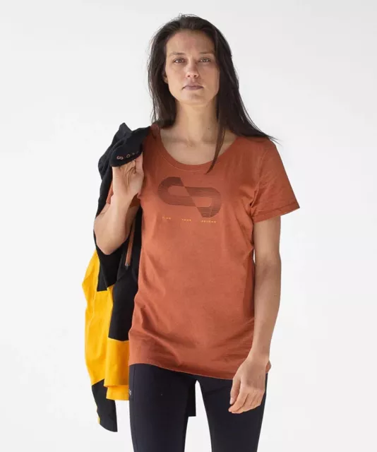 Oros S Find Your Beyond Graphic Tee Top T-Shirt Curry YM1-87