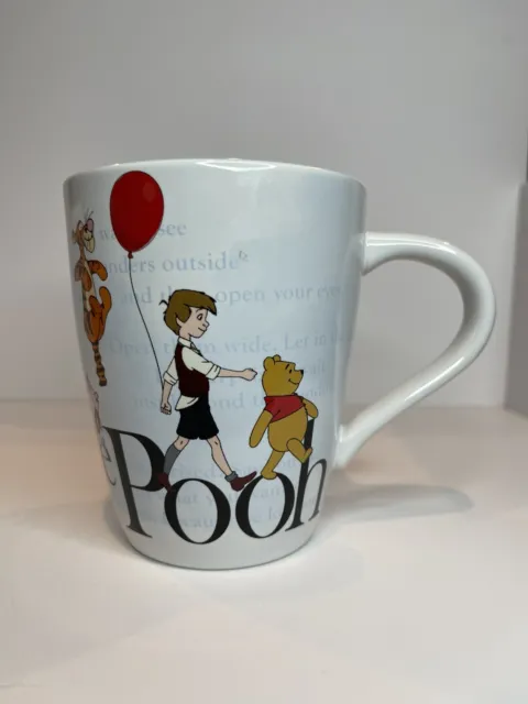 Disney Store Winnie the pooh Owl Tigger Christopher Robin Piglet Coffee Mug Cup
