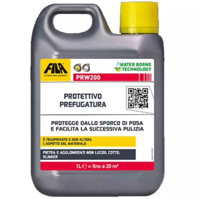 Fila Prw 200 Protettivo Prefugatura Idrorepellente Per Cotto Pietra Klinker