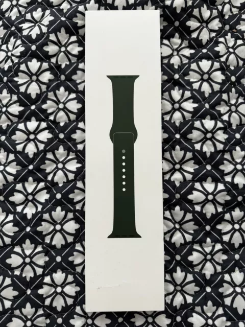 Auténtico Apple Watch 41 mm verde trébol correa deportiva pasador de acero inoxidable