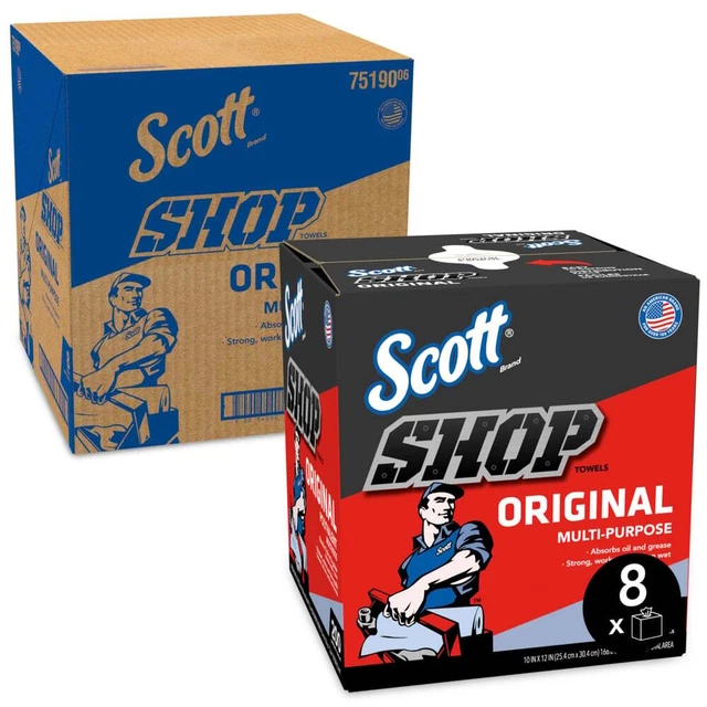 Kimbery Clark/ Scott Paper SCOTT SHOP TOWEL BOX 75190