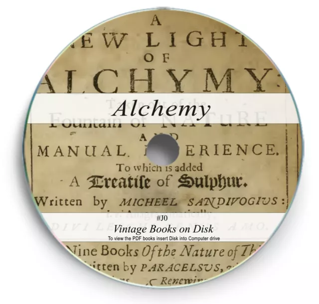 Rare Alchemical Books & Manuscripts On Dvd - Medieval Alchemy Occult Science J0