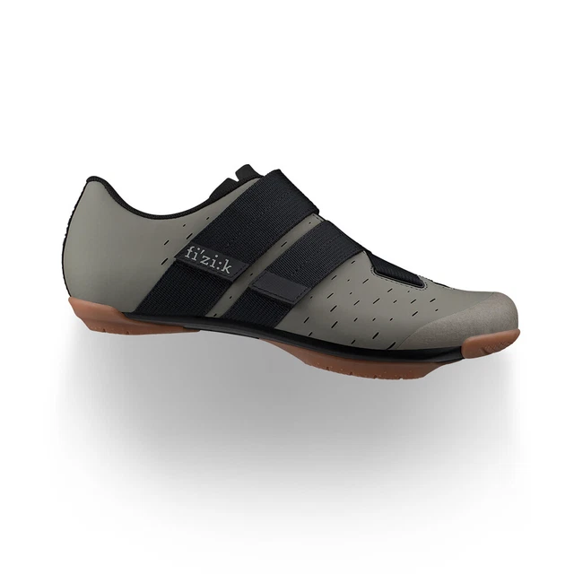 Fizik Terra Powerstrap X4 Schlamm/Karamell 46.5 Mountain Schuhe