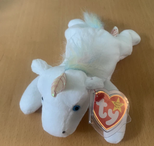 TY BEANIE Babies MYSTIC the UNICORN With Iridescent Horn