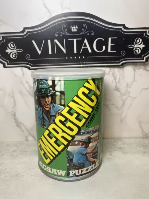 VINTAGE 1975 APC Emergency TV Series Jigsaw Puzzle 200 Pieces All Original 11x17