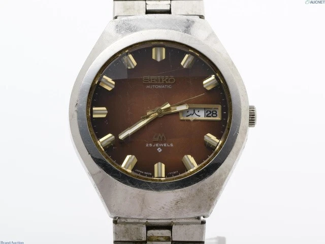 MONTRE HOMME SEIKO AUTOMATIC LM 25JEWELS 5606-7320 Vintage