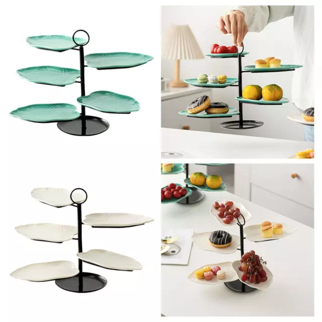 Wedding Cake Plates Sturdy Detachable Dessert Stand Macaron Plates Fruit Trays