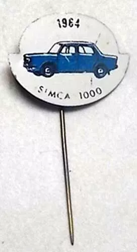 Nos 1964 Simca 1000 Advertising Stick Pin Excellent Condition #A128
