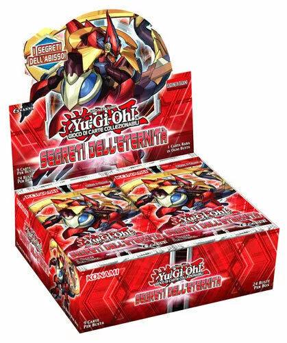 Cards Carte Box 24 Buste Yu-gi-oh yugioh Segreti dell'Eternità 1° Edizione ITA