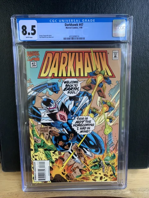 Darkhawk 47  Rare (low print run) CGC 8.5 Graded Marvel Comics