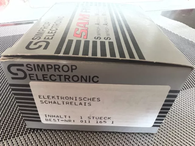 Simprop SAM FM Electronic elektronisches Schaltrelais Ausbau–Modulsystem 0111651 2