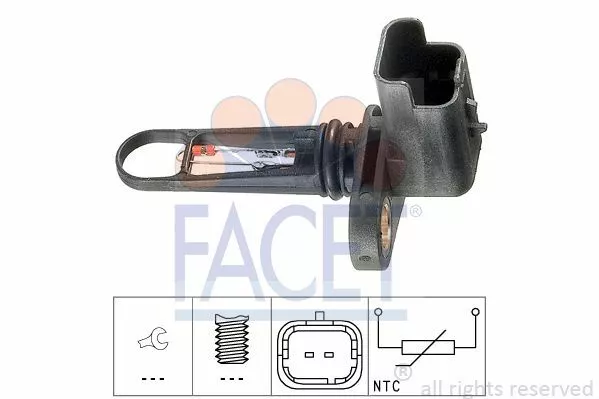 FACET (10.4021) Ansauglufttemperatursensor für CITROEN FIAT FORD JAGUAR