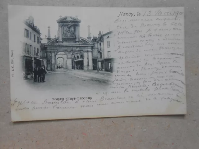 CPA Nancy Porte Saint Nicolas Early 1900