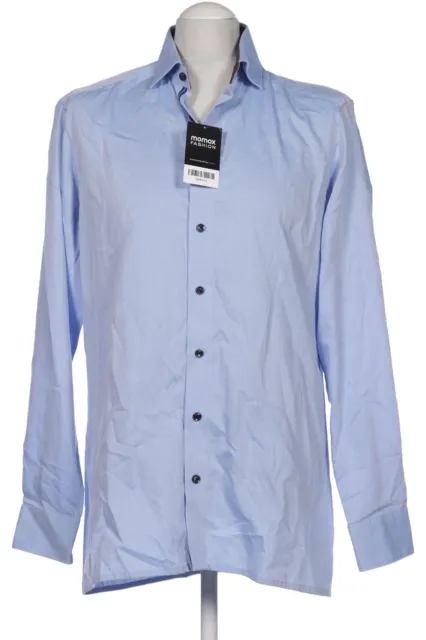 Camicia Olymp uomo top business shirt taglia EU 40 cotone blu #1p9bn13