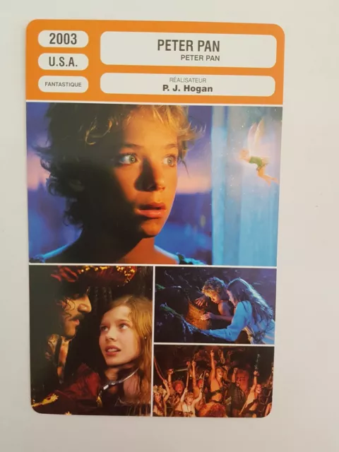 CARTE FICHE CINEMA 2003 PETER PAN Jason Isaacs Jeremy Sumpter Rachel Hurd Wood