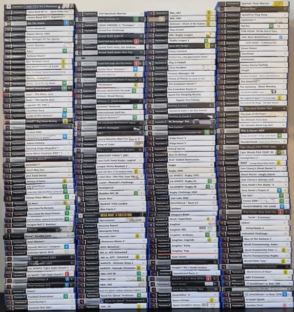 PLAYSTATION GAMES PS2 Select a title PicClick AU