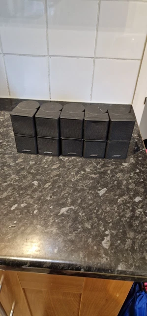 Bose - 5 haut-parleurs à double cube Jewel avec câbles Ensemble d