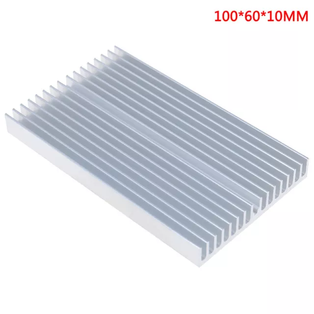 100*60*10mm Aluminum Heatsink Cooler Chip Radiator for IC LED Power TransistN MJ