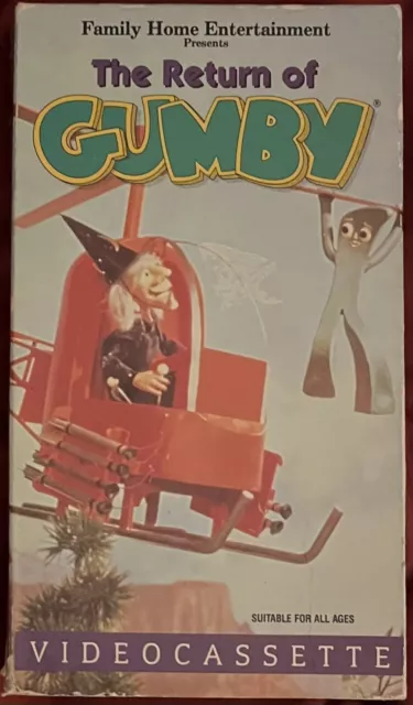 VHS THE RETURN Of Gumby  Family Home Entertainment fhe