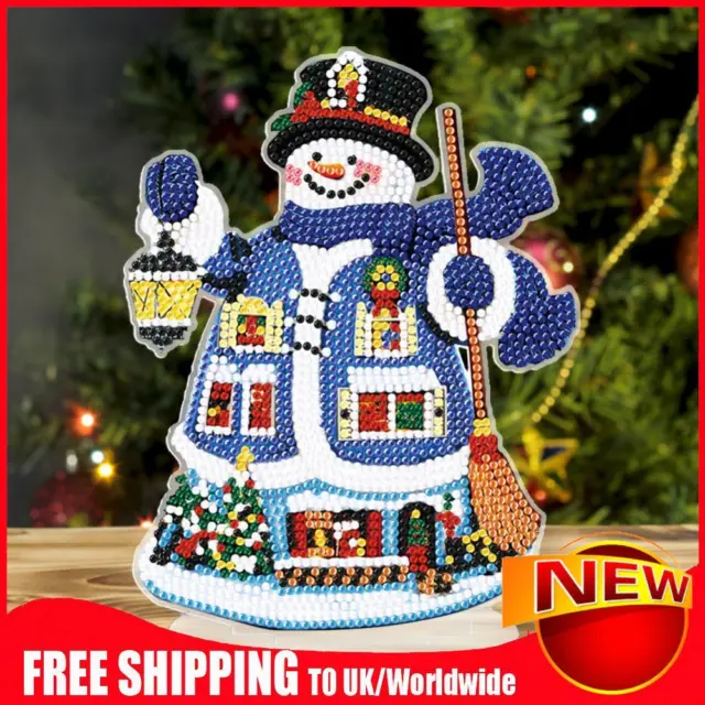 5D DIY Table Top Diamond Painting Decor Christmas Decor (Guardian Snowman)