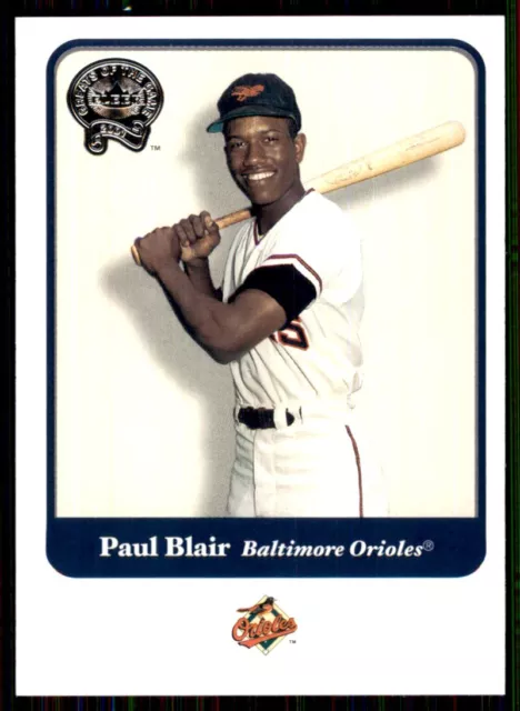 2001 FLEER GREATS of the Game Paul Blair Baltimore Orioles #78 EUR 2,18 ...