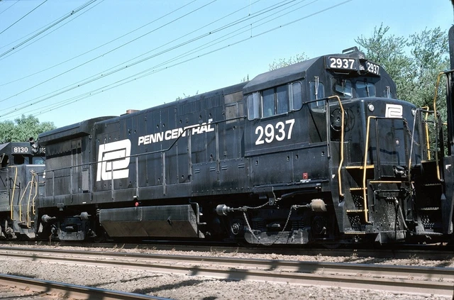Penn Central (PC) - U33b - #2937 - Original 35mm Slide