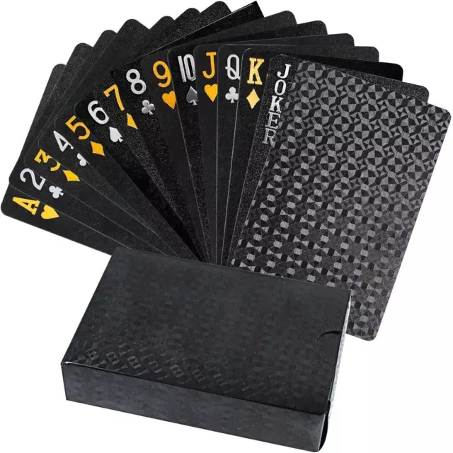 Waterproof Poker Playing Cards Standard Decks Poker Plastic Coated Card Games AU 3