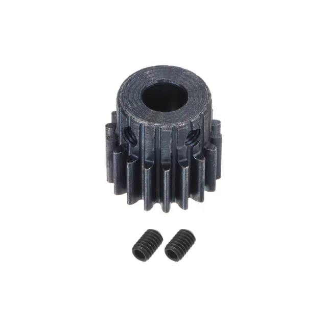 1Mod 18T Pinion Gear 6mm Bore Hardened Steel Motor Rack Spur Gear with Step
