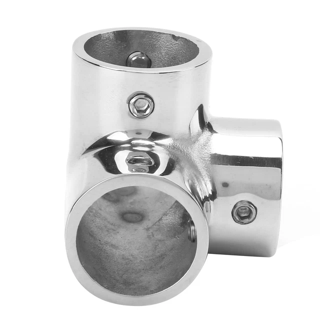 Bellissimo connettore giunto maglia montaggio corrimano a 4 vie 1 pollice 316 accessorio in acciaio inox