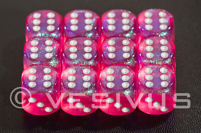 Dadi Chessex Borealis ROSA MINI 36d6 d6 Set Blocco CHIARA 12mm D&D Girl 27804 fuori pacchetto 