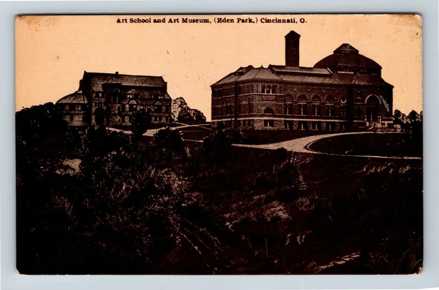 Cincinnati OH, Art School, Art Museum, Eden Park, Ohio c1913 Vintage Postcard