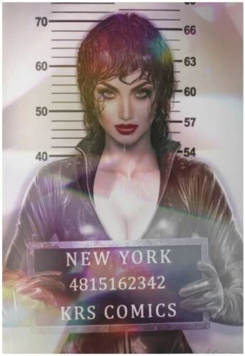 Catwoman 47 Natali Sanders Nycc Excl Foil Virgin Variant Batman Harley Quinn