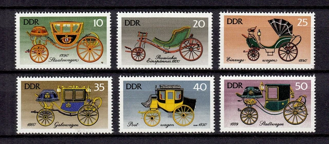 105153/ DDR 1976 – Mi 2147-2152 – Kutschen – postfrisch