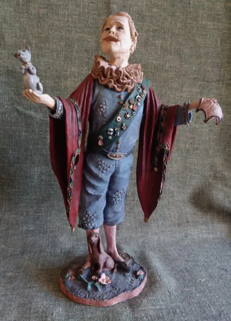 DUNCAN ROYALE Figure History of Clowns RUSSIAN Vintage Statue 1986 12.75" Tall