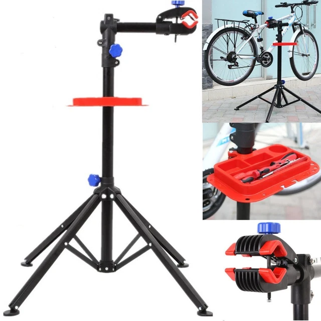 DAUERHAFT Fahrrad Reparaturständer Wandmontage - 25kg Tragkraft Mit 360° Drehklemme