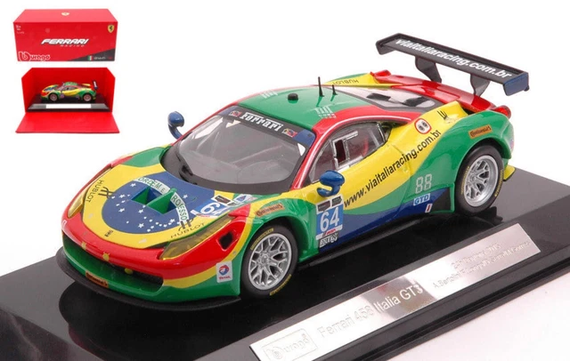 Ferrari 458 Italia GT3 64 24 Heures de Daytona 2015 Bburago BBU18