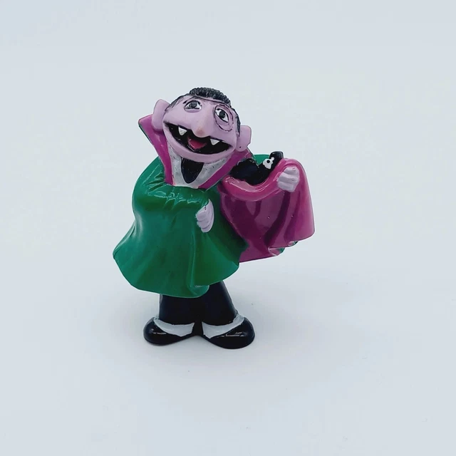 PVC FIGURE SESAME Street Count Von Count Muppets 1997 Tyco vintage ...