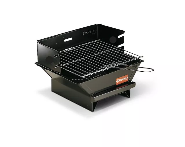 Barbecue Mini Grill Holzkohlegrill transportabel BBQ Camping FERRABOLI