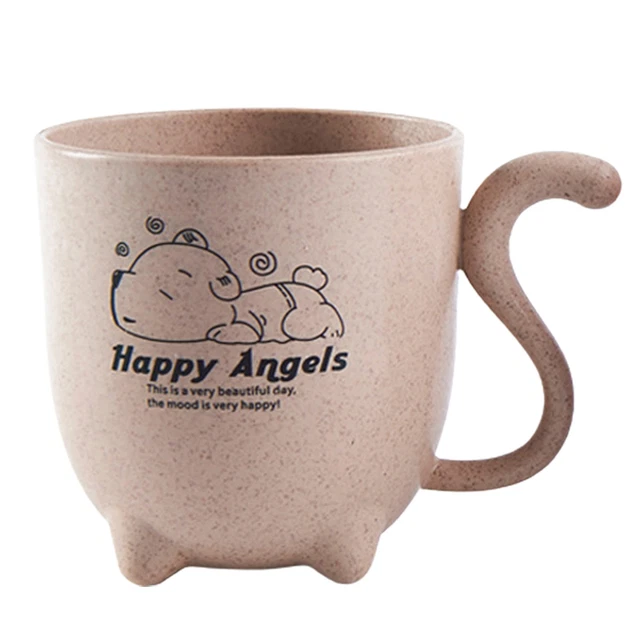 Taza de bebida de forma encantadora de gran capacidad para niños taza de bebida reutilizable