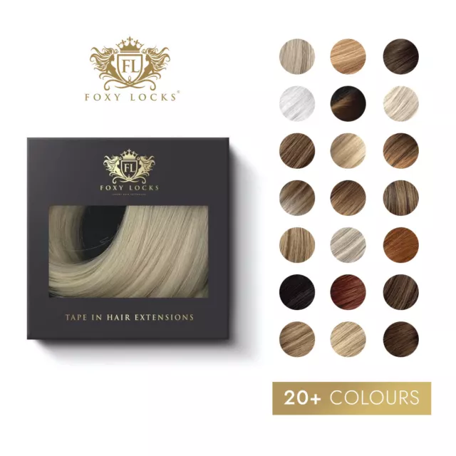 Foxy Locks LiteTape® Hair Extensions | Tape In - REMY 50g - Choose Colour