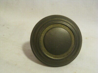 single antique door knob ornate round metal handle hardware part