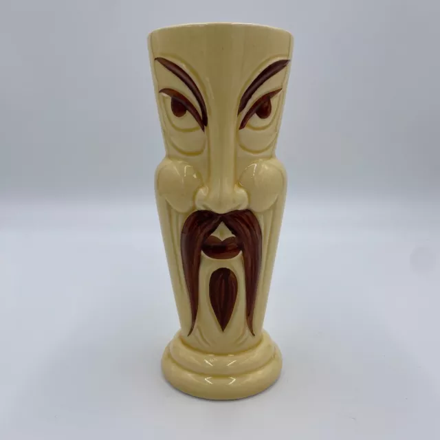 Orchids of Hawaii Fu Manchu Tiki Mug Tumbler Vase R-82 Vintage Made in Japan