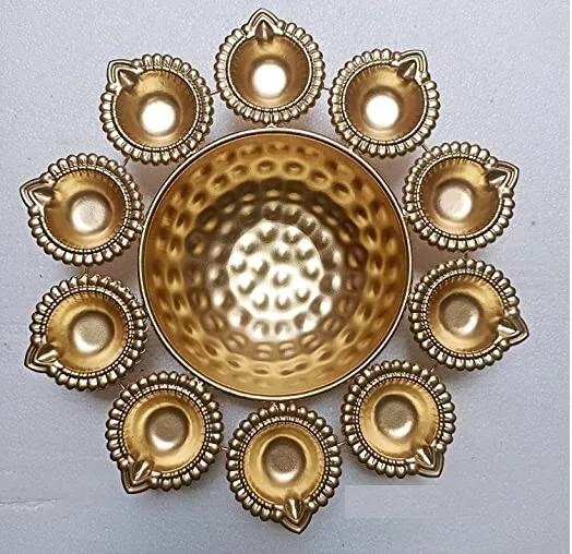 Decoretive Urli Bowl for Home Decoretion Candle Light in Diwali