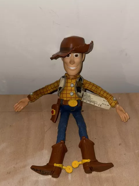 Disney Toy Story Talking Woody Pull String Action Figure Doll Sheriff Working!