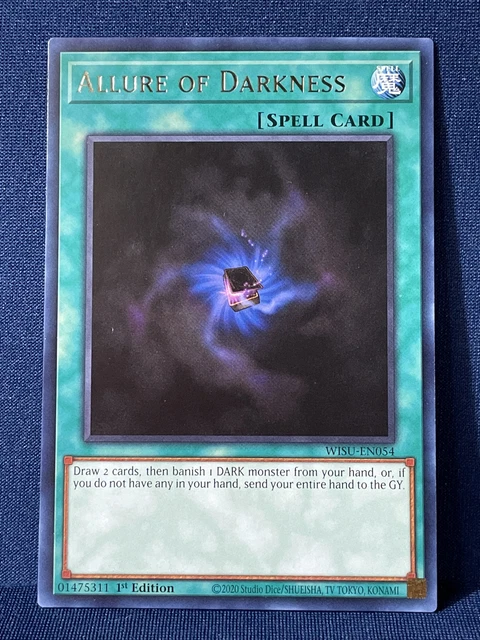 Yugioh! Allure of Darkness WISU-EN054 Rare 1st Ed NM