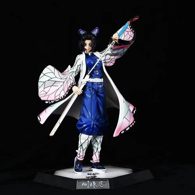 New Anime Demon Slayer Kochou Shinobu Gk PVC Statue Figure Collection Toy 29cm