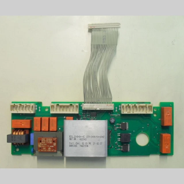 MIELE WASHING MACHINE El200 C/D Control Board Pcb Repair Service Rinse