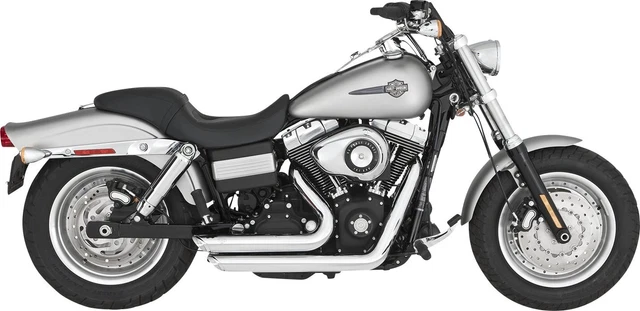 Vance & Hines Chrome Shortshots Staggered Exhaust System (17317)