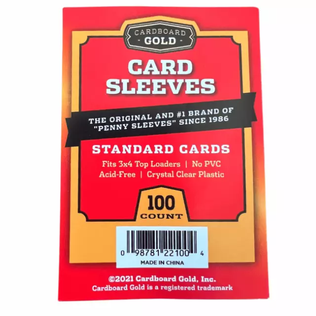 Cardboard Gold Standard Card Soft Penny Card Sleeves CBG 500, 1000