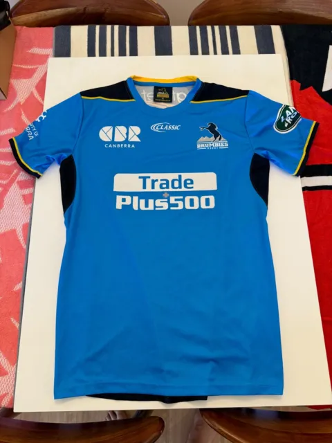 2018 ACT Brumbies Rugby Mens Training Shirt Jersey - Size M - Super Rugby